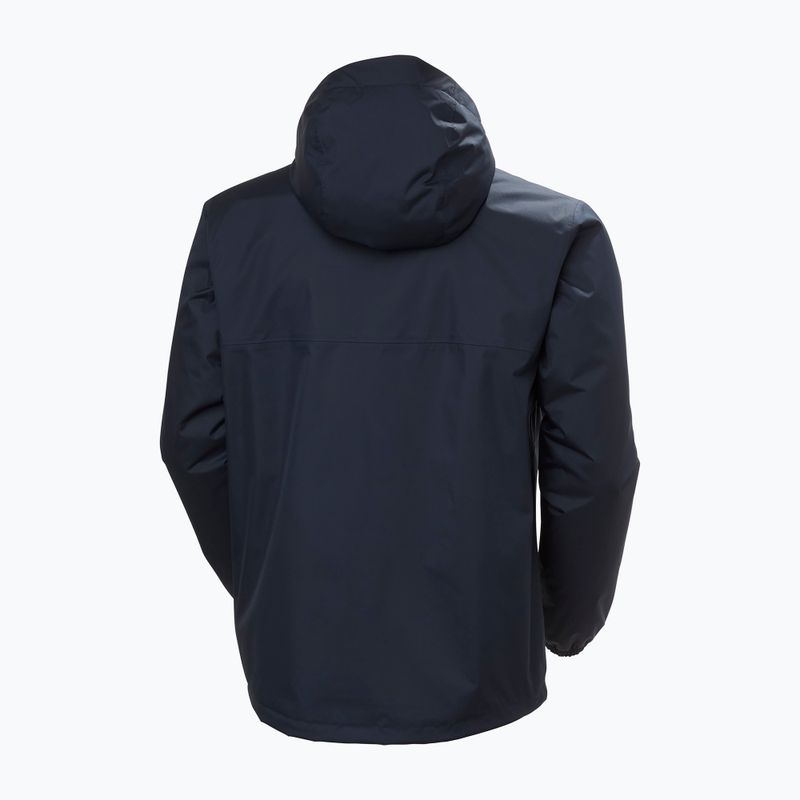 Férfi Helly Hansen Vancouver Fleece bélelt esőkabát navy 7