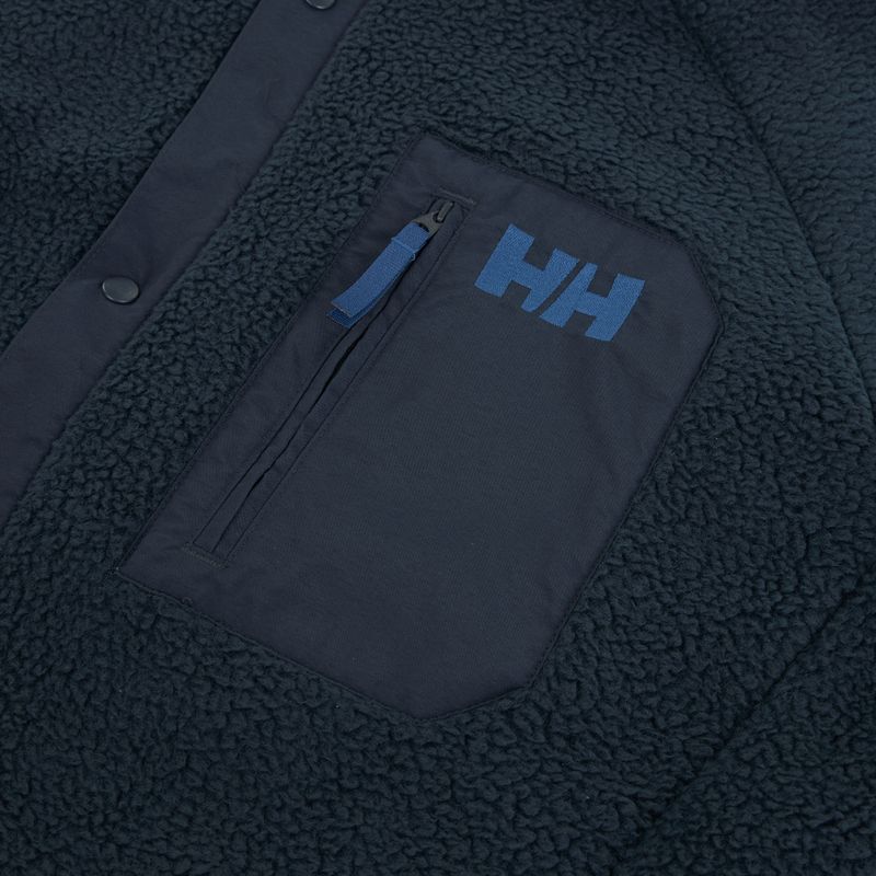 Férfi pulóver Helly Hansen PanoKeret Pile Snap navy 3