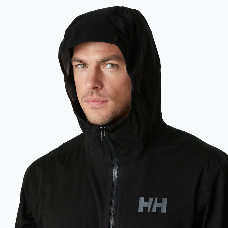 Férfi Helly Hansen Momentum 3L Stretch esőkabát fekete 3