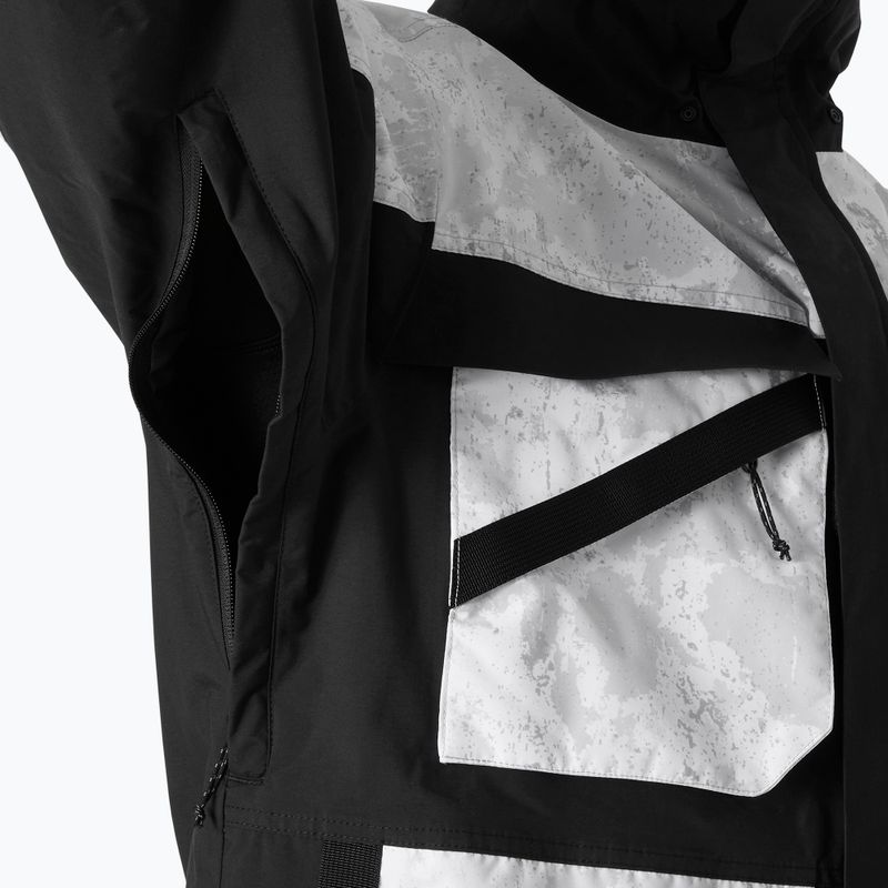 Férfi sí dzseki Helly Hansen Ullr D Heritage Short szürke köd hó camo aop 8