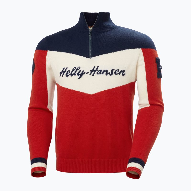 Férfi sípulóver Helly Hansen Apres Knitted Sweater red 6