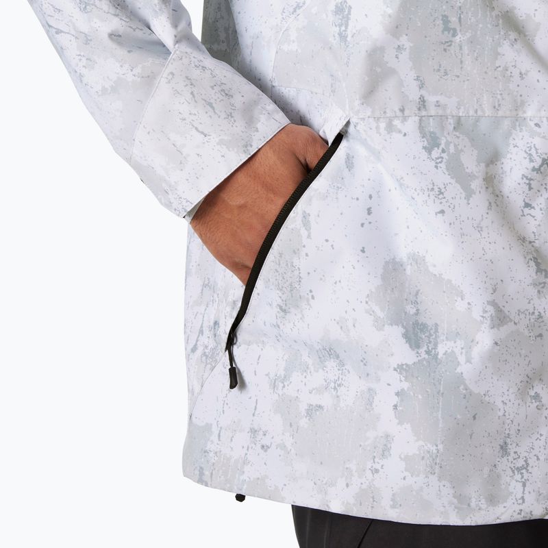 Férfi sí dzseki Helly Hansen Ullr D Shell Graphic szürke köd hó camo aop 8