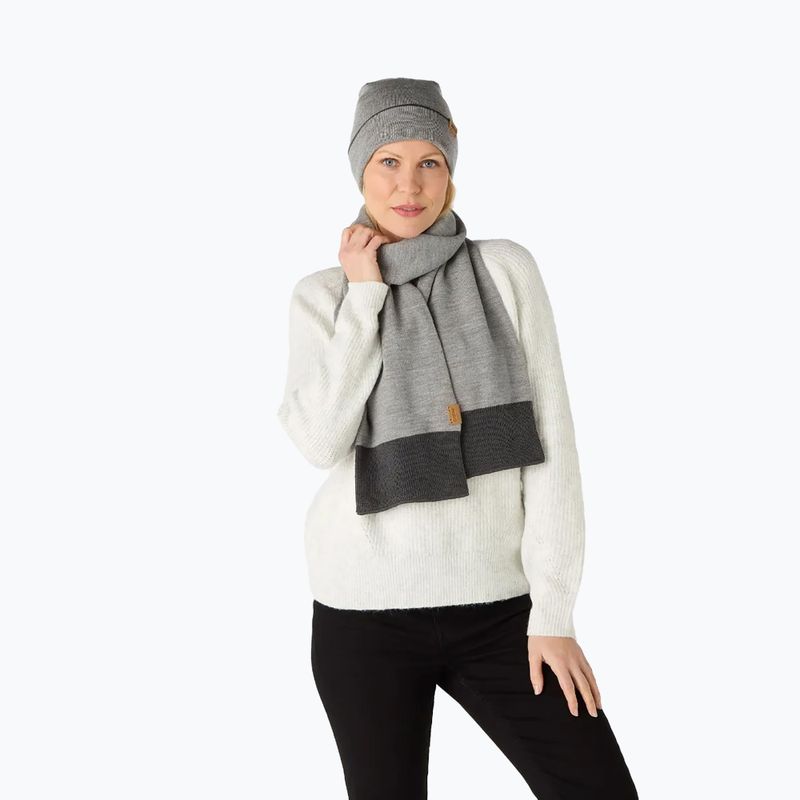 Garnitúra Sapka + Sál  Musto Tipped Beanie & Scarf Gift Set grey/ melange 7