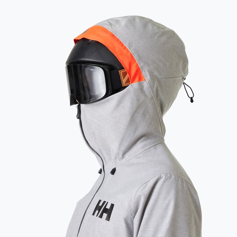 Női sí dzseki Helly Hansen Powderqueen 3.0 szürke/melange 3