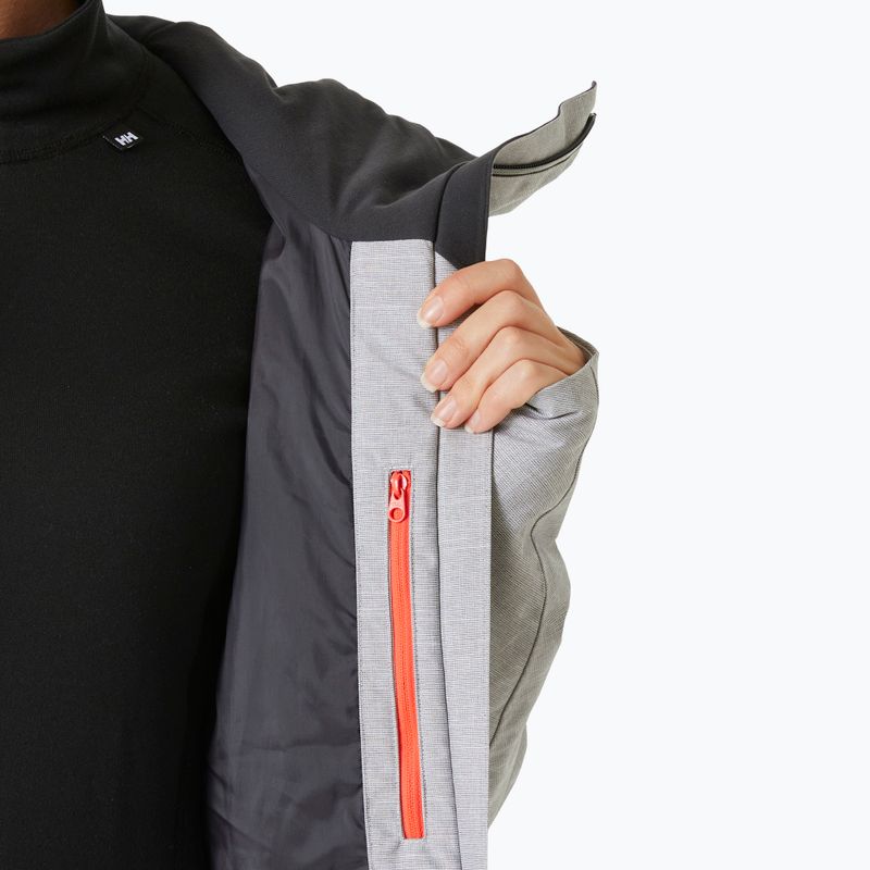 Női sí dzseki Helly Hansen Powderqueen 3.0 szürke/melange 7
