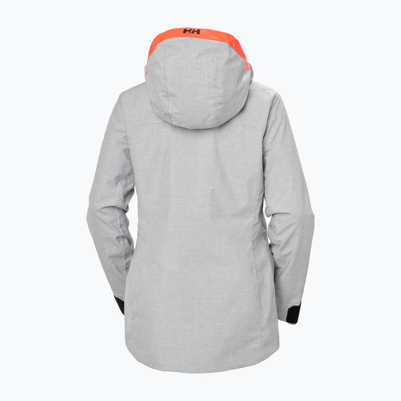 Női sí dzseki Helly Hansen Powderqueen 3.0 szürke/melange 10