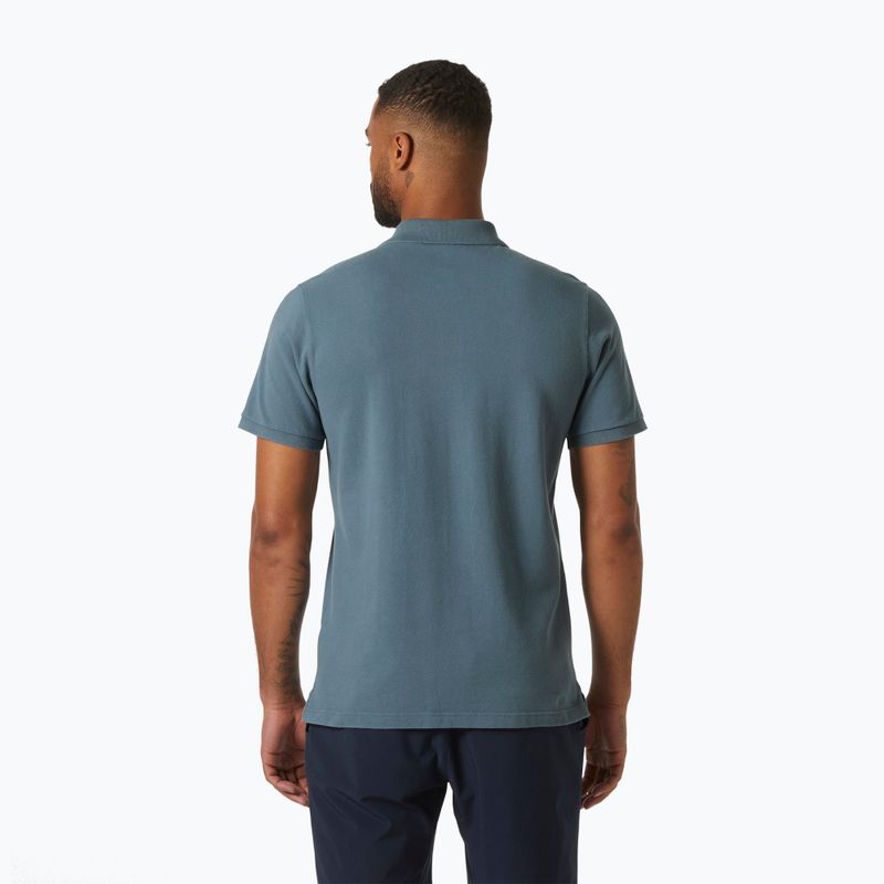 Férfi Helly Hansen Transat Polo Shirt mosott tengerészgyalogos póló 2