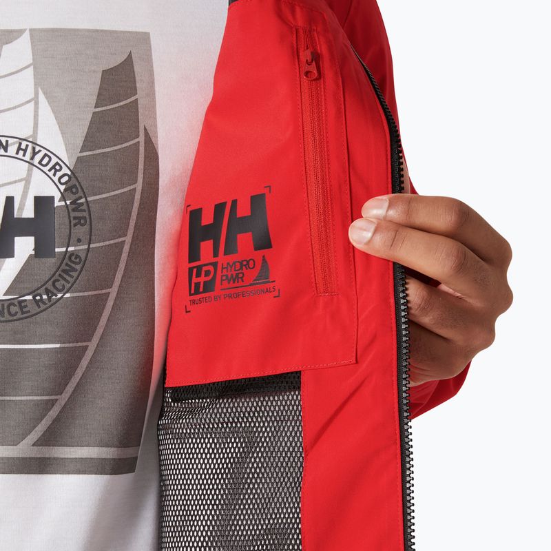 Férfi vitorlás dzseki Helly Hansen Hp Racing Hooded 2.0 alert piros 5
