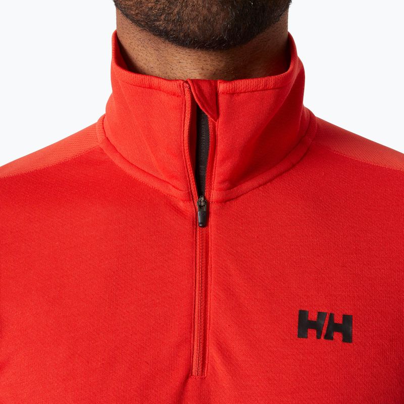 Férfi vitorlás pulóver Helly Hansen Hp 1/2 Zip Pullover 2.0 riasztás piros 3