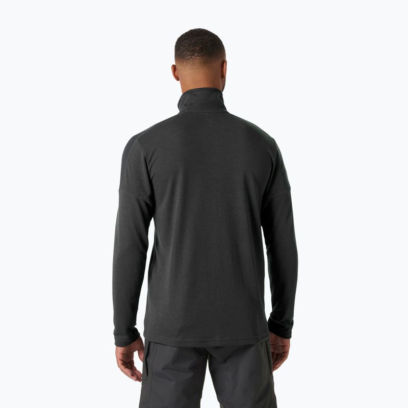 Férfi vitorlás pulóver Helly Hansen Hp 1/2 Zip Pullover 2.0 ebony 2