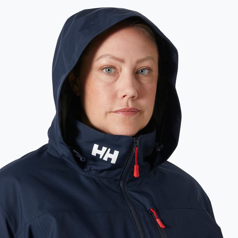 Női vitorlás dzseki Helly Hansen Crew Hooded Midlayer Plus 2.0 navy 3