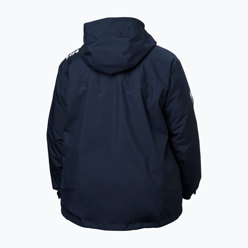 Női vitorlás dzseki Helly Hansen Crew Hooded Midlayer Plus 2.0 navy 10