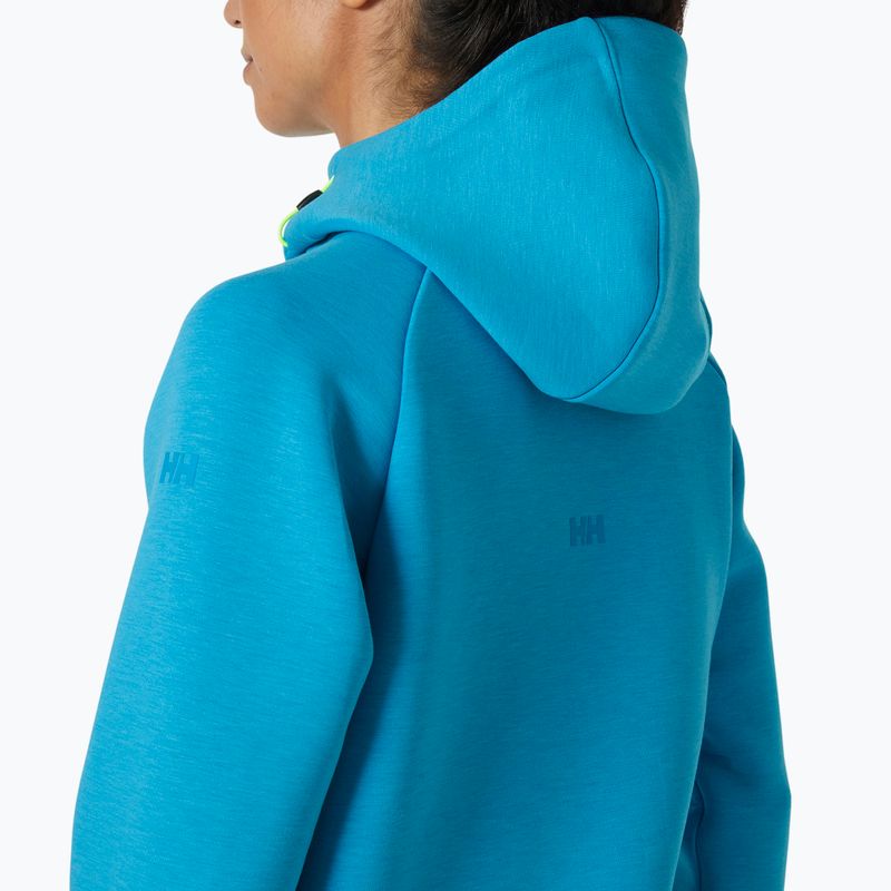 Női pulóver Helly Hansen HP Ocean Full Zip Jacket 2.0 cyan 4
