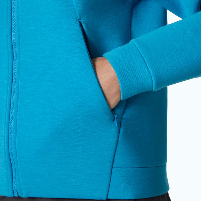 Női pulóver Helly Hansen HP Ocean Full Zip Jacket 2.0 cyan 5