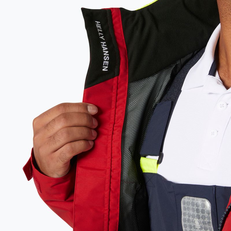 Férfi vitorlás dzseki Helly Hansen Pier 4.0 piros 7