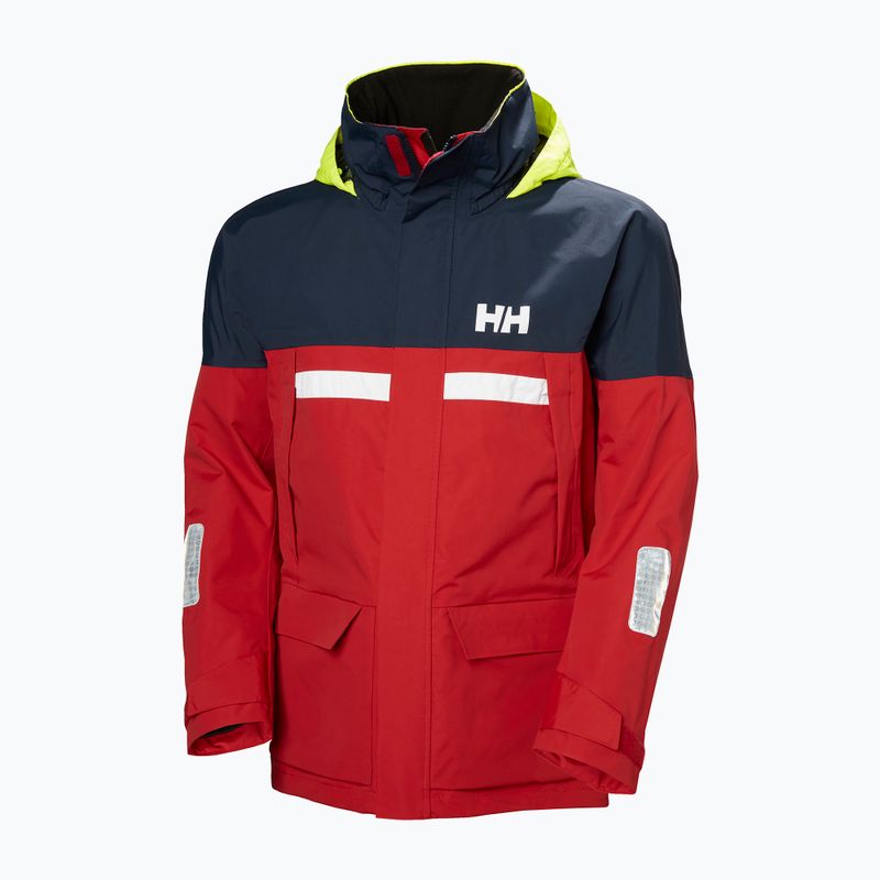 Férfi vitorlás dzseki Helly Hansen Pier 4.0 piros 11