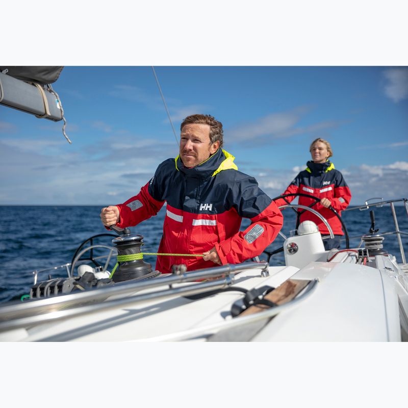 Férfi vitorlás dzseki Helly Hansen Pier 4.0 piros 16