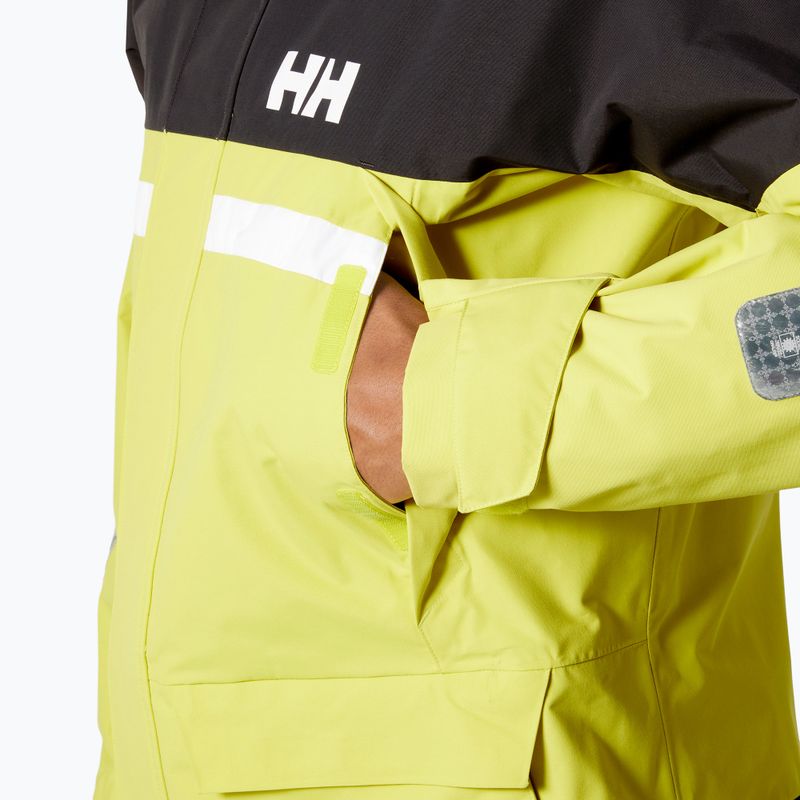 Férfi vitorlás dzseki Helly Hansen Pier 4.0 cyber lime 6