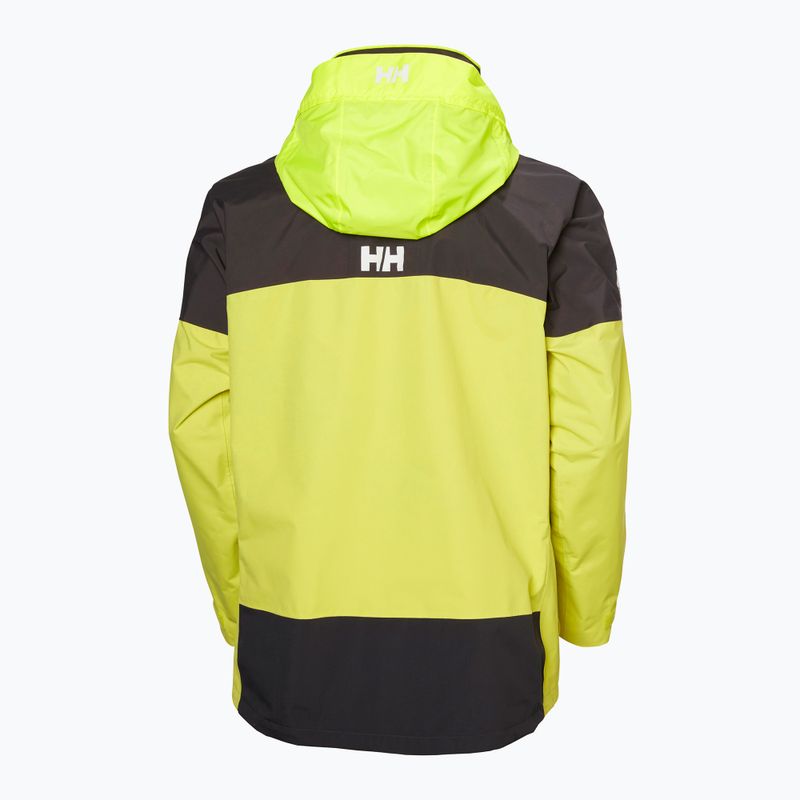 Férfi vitorlás dzseki Helly Hansen Pier 4.0 cyber lime 10