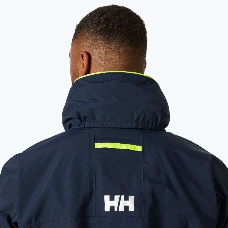 Férfi Helly Hansen Pier 4.0 esőkabát, navy színű 4