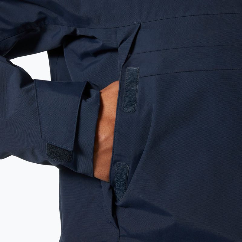 Férfi Helly Hansen Pier 4.0 esőkabát, navy színű 5