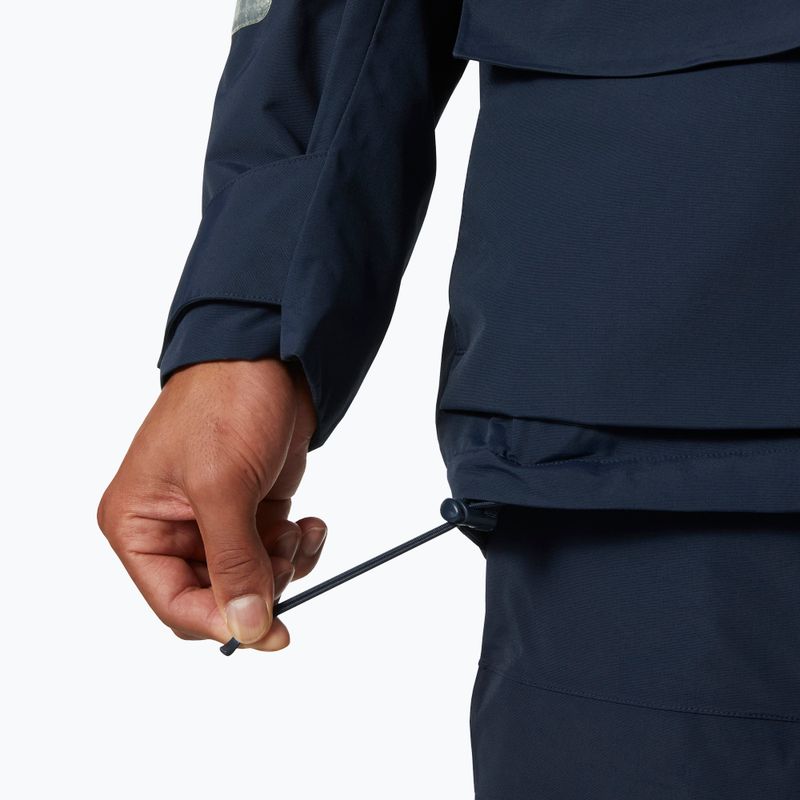 Férfi Helly Hansen Pier 4.0 esőkabát, navy színű 8