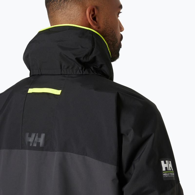 Helly Hansen Pier 4.0 férfi esőkabát ébenfekete színű 4