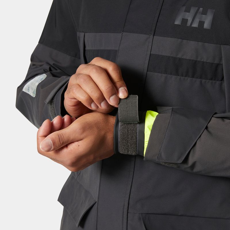 Helly Hansen Pier 4.0 férfi esőkabát ébenfekete színű 7