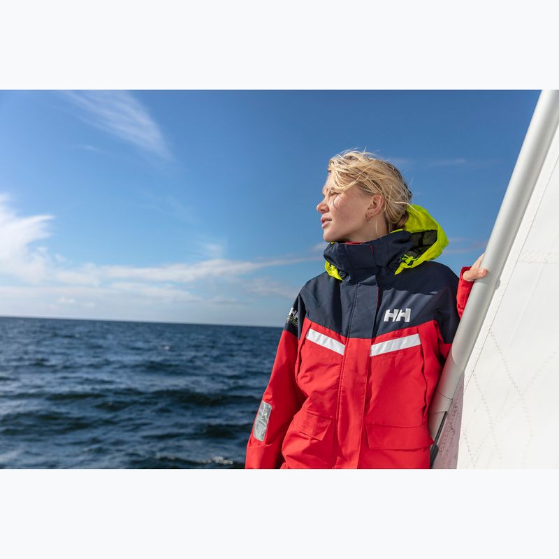Női vitorlásdzseki Helly Hansen Pier 4.0 red 13