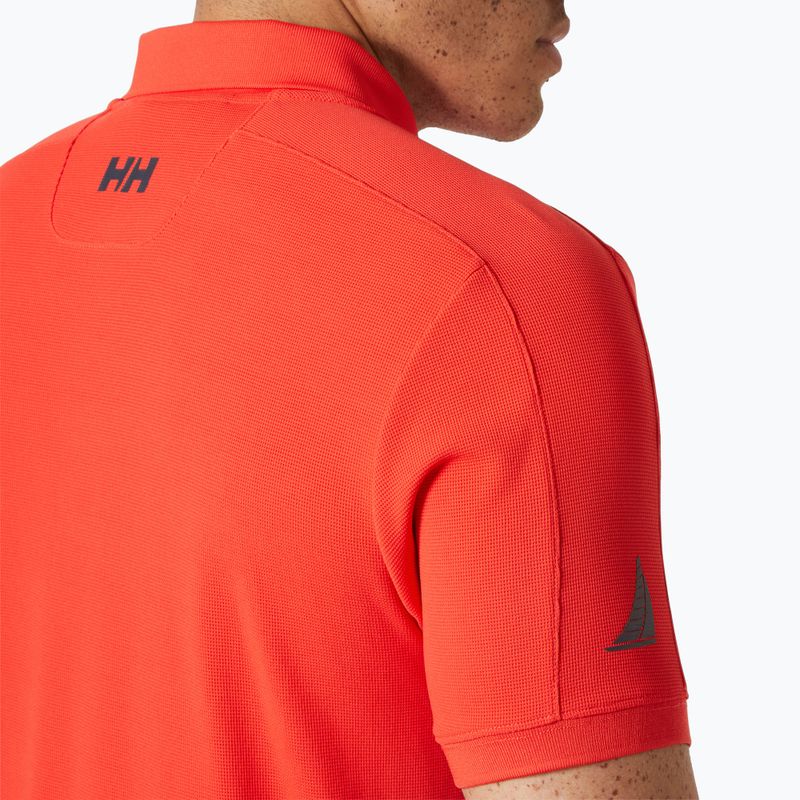 Férfi Helly Hansen Hp Race Polo Shirt 2.0 riasztás piros 4