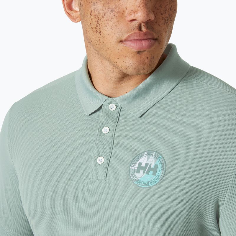 Férfi Helly Hansen Hp Race Polo Shirt 2.0 eukaliptusz eucalyptus 3