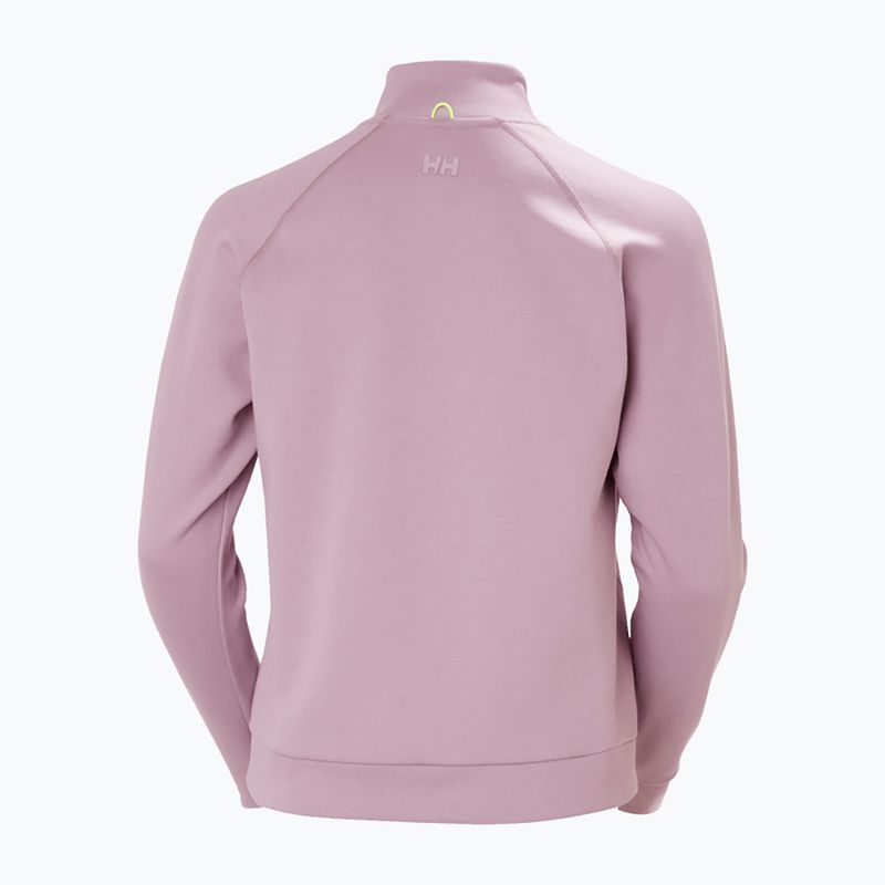 Női pulóver Helly Hansen HP Tech Sweat Half Zip purple clay 4