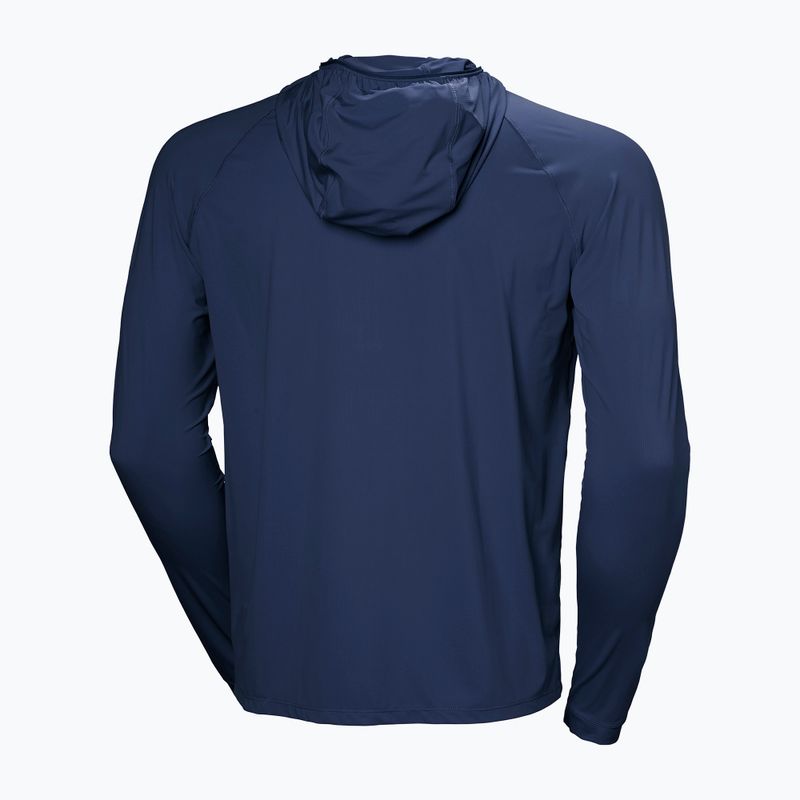 Férfi trekking pulóver Helly Hansen Shine Solen 1/2 Zip Hoodie navy 6
