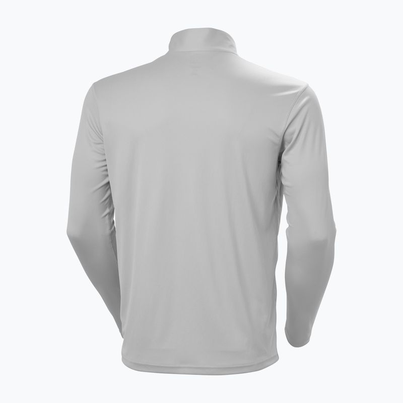 Férfi Helly Hansen HH Tech 1/2 Zip 2.0 hosszú ujjú szürke köd 5