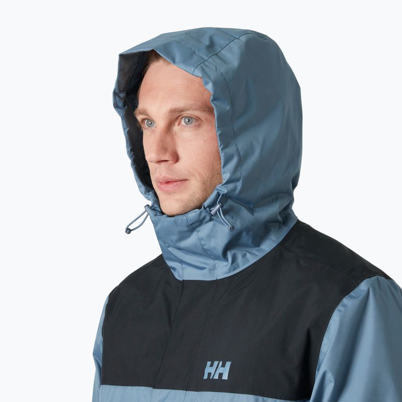 Helly Hansen férfi esőkabát Vancouver mosott tengerészkék 3