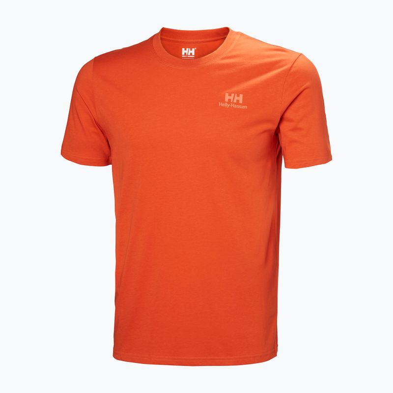 Férfi Helly Hansen Nord Graphic őrjárat narancssárga póló 4