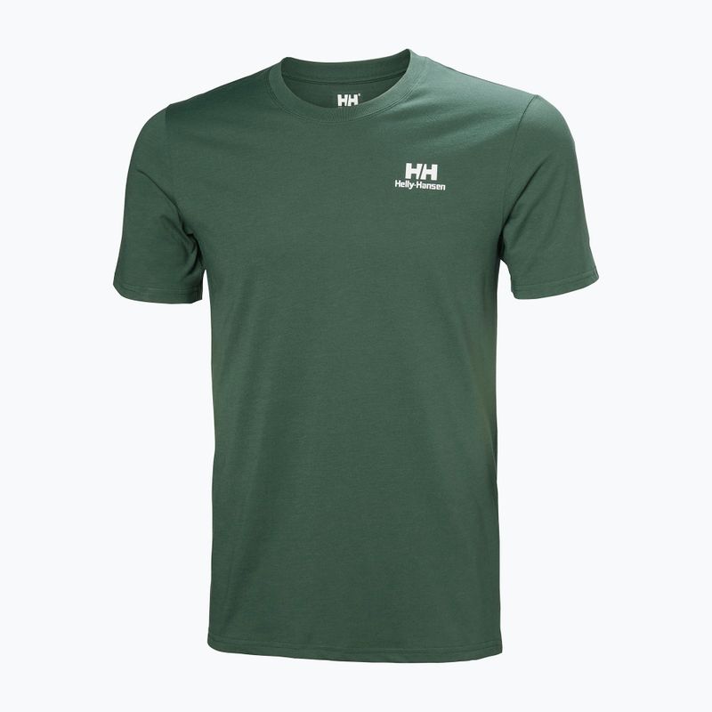 Férfi Helly Hansen Nord Graphic dzsungel zöld póló 4