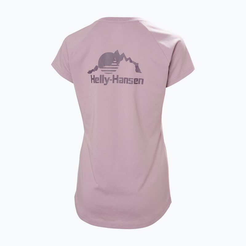 Helly Hansen Nord Graphic Drop lila agyag női póló 5