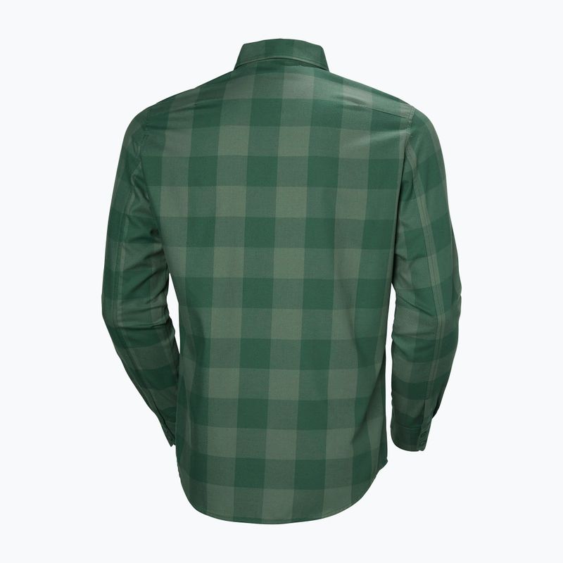 Férfi Helly Hansen Aker Flannel LS ing dzsungel zöld bivaly kockás ing 6