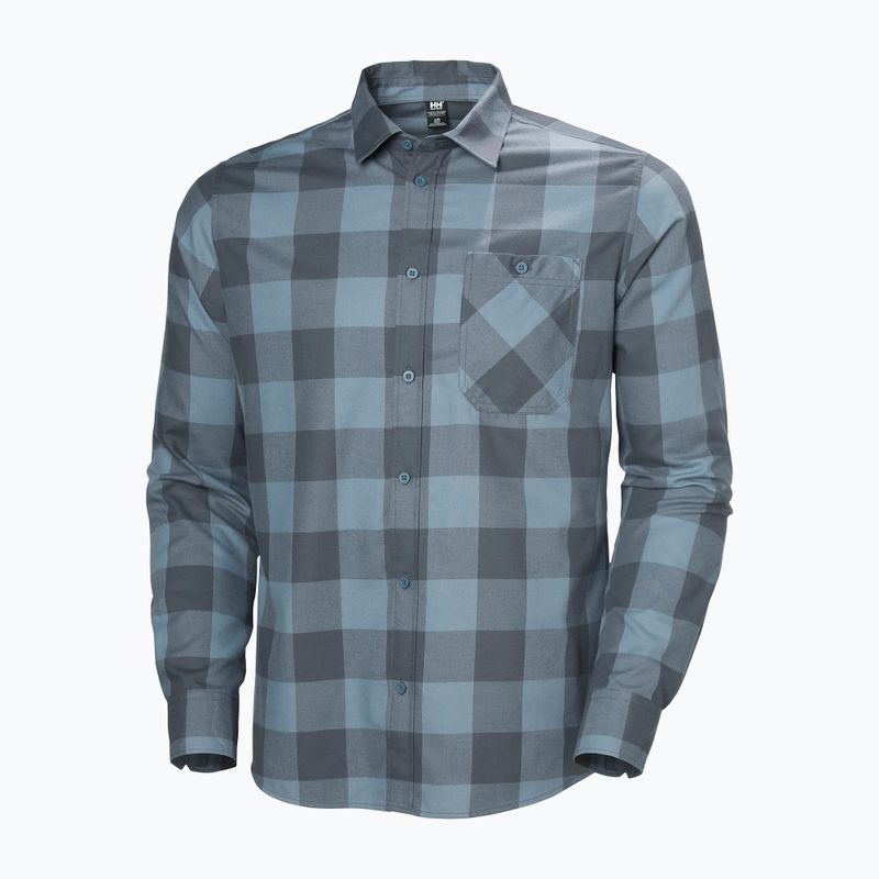 Férfi Helly Hansen Aker Flannel LS ing dzsungel zöld bivaly kockás ing 5