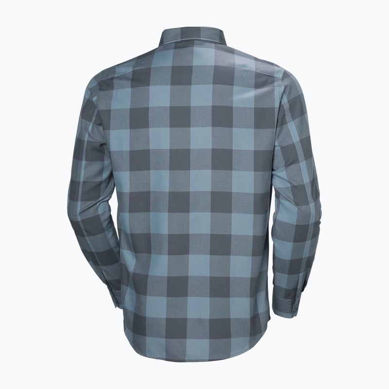 Férfi Helly Hansen Aker Flannel LS ing dzsungel zöld bivaly kockás ing 6