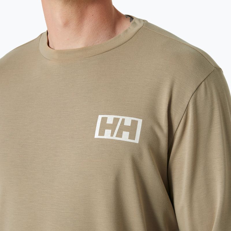 Férfi Helly Hansen Skog Graphic pebble hosszú ujjú ruha 3