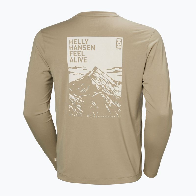 Férfi Helly Hansen Skog Graphic pebble hosszú ujjú ruha 6