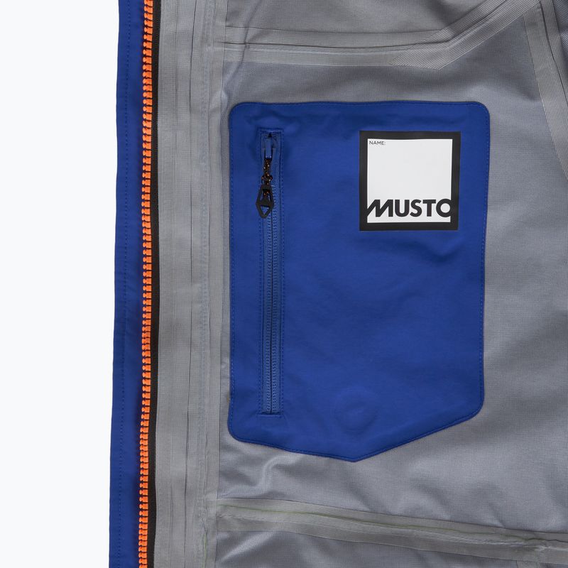 Férfi Musto BR3 Pertex Offshore mazarin kék vitorlás kabát 7