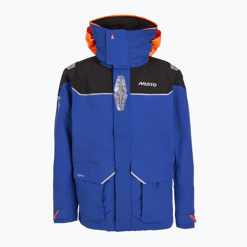 Férfi Musto BR3 Pertex Offshore mazarin kék vitorlás kabát 9