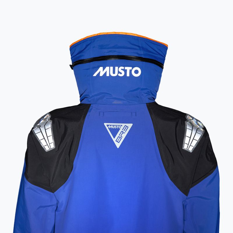 Férfi Musto BR3 Pertex Offshore mazarin kék vitorlás kabát 11