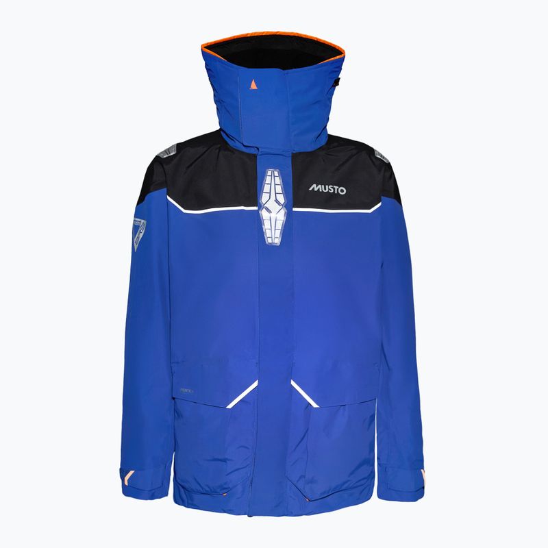 Férfi Musto BR3 Pertex Offshore mazarin kék vitorlás kabát 12