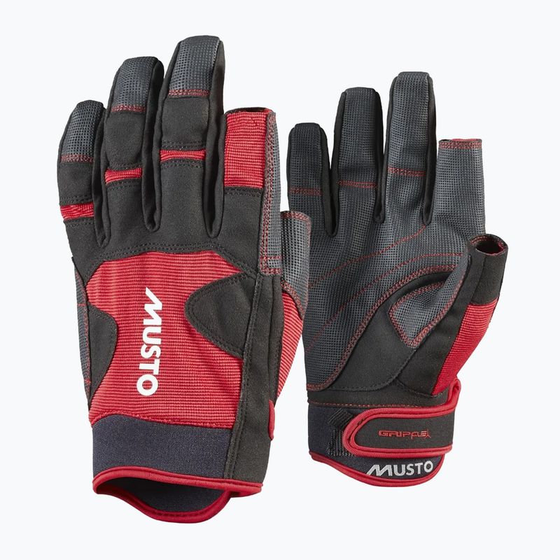 Musto Performance hosszú ujjú 2.0 valódi piros vitorlás kesztyű