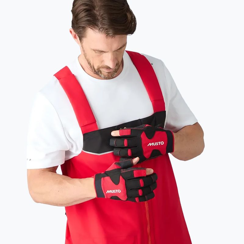 Musto Performance hosszú ujjú 2.0 valódi piros vitorlás kesztyű 4