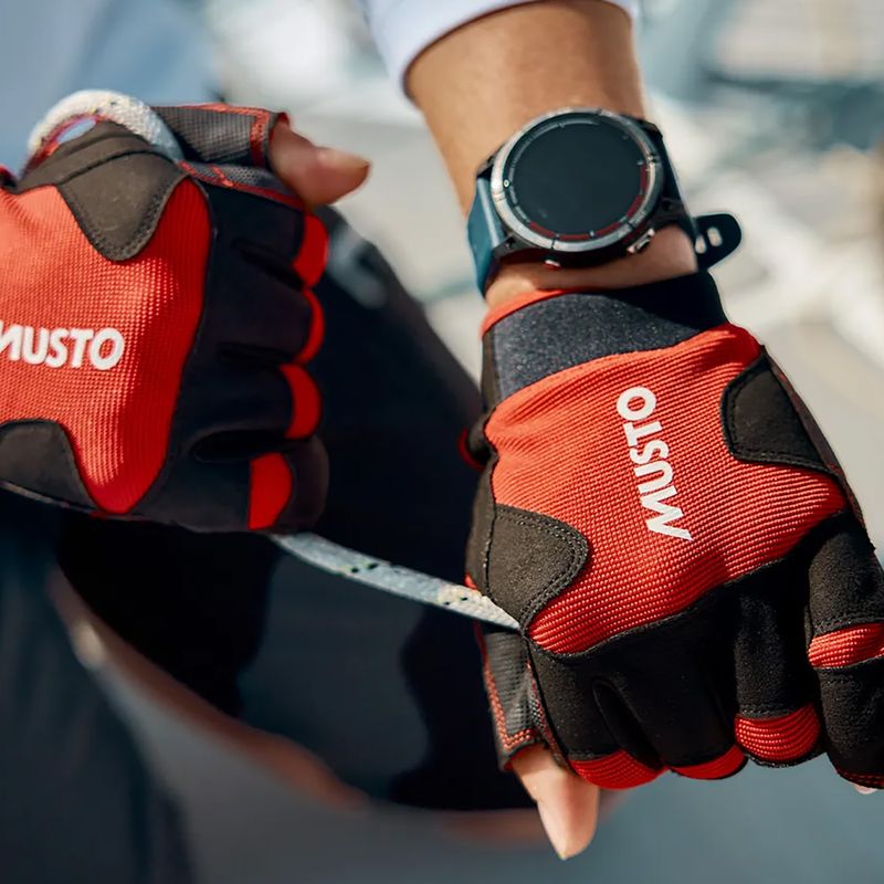 Vitorláskesztyűk Musto Performance Short Finger 2.0 black 3